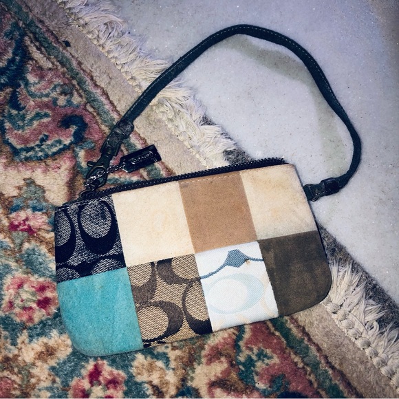 Coach Patchwork Wristlet Clutch - Picture 5 of 6